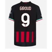 Fotbalové Dres AC Milan Olivier Giroud #9 Domácí 2022-23 Krátký Rukáv